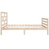 vidaXL Bed Frame without Mattress 90x190 cm Single Single Solid Wood