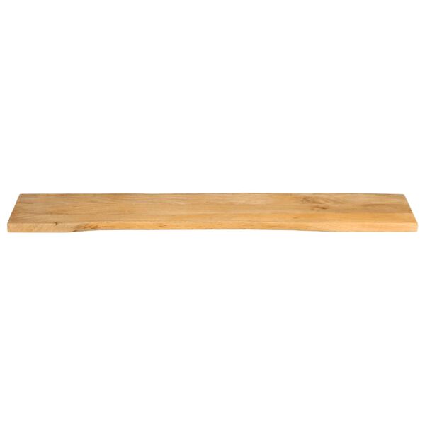 vidaXL Table Top 180x40x2.5 cm Live Edge Solid Wood Mango