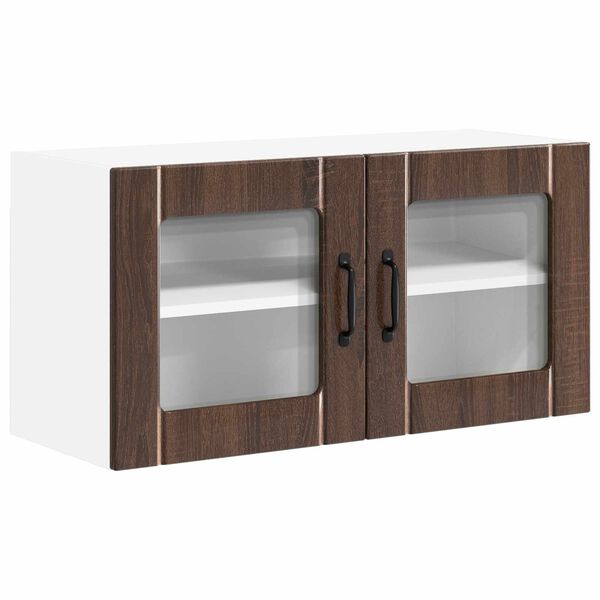 vidaXL Kitchen Cabinet Brown Oak 80 x 31 x 40 cm Engineered Wood