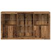 vidaXL LED Sideboard Old Wood 181.5 x 37 x 100 cm Engineered Wood