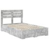 vidaXL Bed Frame with Drawer with Headboard Manual Engineered Wood