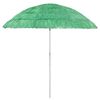 vidaXL Hawaii Beach Parasol Green 240 cm