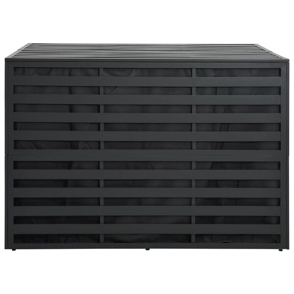 vidaXL Garden Storage Box Aluminium 150x100x100 cm Anthracite