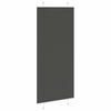 vidaXL Pleated Blind Black 85x200 cm Fabric Width 84.4 cm Polyester