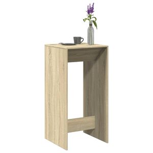 vidaXL Bar Table Sonoma Oak 51x50x103,5 cm Engineered Wood
