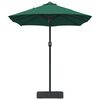 vidaXL Garden Parasol Green 385 x 209 x 244 cm Polyester and Steel