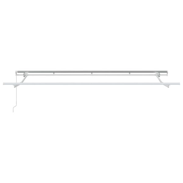 vidaXL Awning Frame White 4 x 2 m Metal