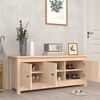 vidaXL Shoe Cabinet 110x38x45.5 cm Solid Wood Pine