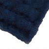 vidaXL Faux Rabbit Fur Blanket 4 pcs Marine Blue 150 x 220 cm