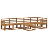 vidaXL Outdoor Sofa Set 7 pcs Natural Solid Acacia Wood