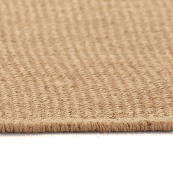 vidaXL Area Rug Jute with Latex Backing 70x130 cm Natural