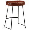 vidaXL Bar Stools 2 pcs Dark Brown 40x29.5x53 cm