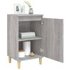 vidaXL Bedside Cabinet Grey Sonoma 40x35x70 cm Engineered Wood