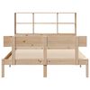 vidaXL Bookcase Bed without Mattress 140x190 cm Solid Wood Pine