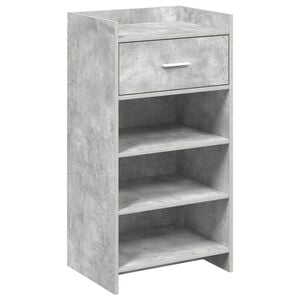 vidaXL Shoe Cabinet Concrete Grey 48 x 36 x 92 cm Engineered Wood