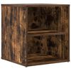 vidaXL Corner Cabinet Smoked Oak 160x40x45 cm Engineered Wood