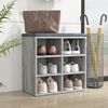 vidaXL Shoe Cabinet Grey Sonoma 52.5x30x50 cm