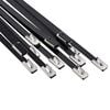 vidaXL Cable Tie 12 pcs 4.6 x 600 mm Black