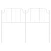 vidaXL Metal Headboard White 150 cm