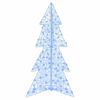 vidaXL Christmas Tree with 160 LEDs Blue 150 cm Acrylic