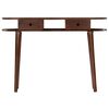 vidaXL Console Table 110x35x76 cm Solid Acacia Wood