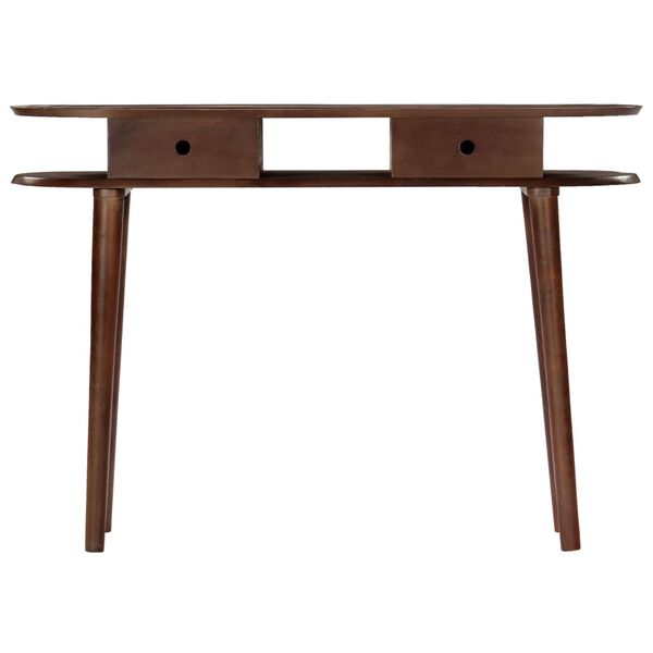 vidaXL Console Table 110x35x76 cm Solid Acacia Wood