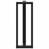 vidaXL Bar Table Legs T-Shaped 2 pcs Black 50x35x(110-111) cm Steel