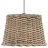vidaXL Ceiling Lamp Shade Brown &Oslash;40x26 cm Wicker