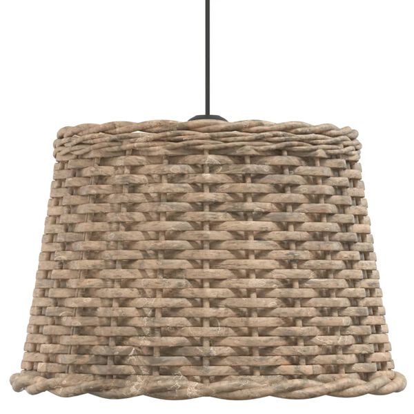 vidaXL Ceiling Lamp Shade Brown &Oslash;40x26 cm Wicker