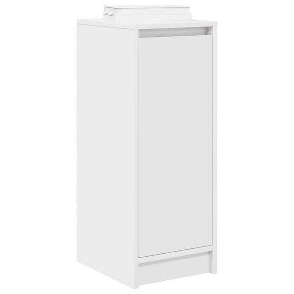 vidaXL Shoe Cabinet White 29.5x34x76 cm Engineered Wood