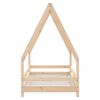 vidaXL Kids Bed Frame 80x160 cm Solid Wood Pine