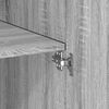 vidaXL Storage Cabinet Grey Sonoma 80x42.5x225 cm Engineered Wood