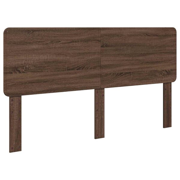 vidaXL Headboard Brown Oak 200 cm Engineered wood