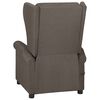 vidaXL Recliner Chair Brown Fabric