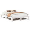 vidaXL Bed Frame without Mattress White 160x200 cm Solid Wood Pine