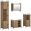 vidaXL Bathroom Cabinet Set 4 pcs Artisan Oak 40 x 36 x 181 cm