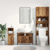 vidaXL Bathroom Sink Cabinet Old wood 80 x 30 x 60 cm Engineered Wood