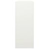 vidaXL Firewood Rack White 100x40x100 cm Steel