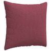 vidaXL Sofa Pillows 2 pcs Wine Red 45 x 45 cm Fabric