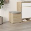 vidaXL Box Drawer Sonoma Oak 40.5x40x40 cm Engineered Wood