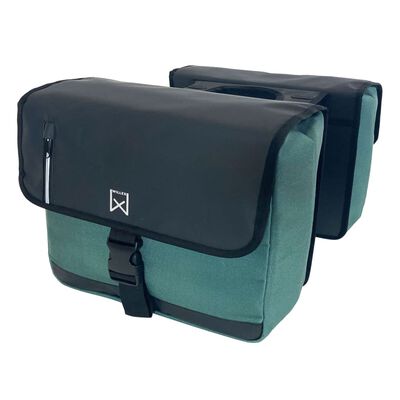 Willex Business Panniers 30 L Canvas Green and Black