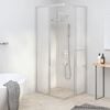 vidaXL Shower Cabin Frosted ESG 90x70x180 cm