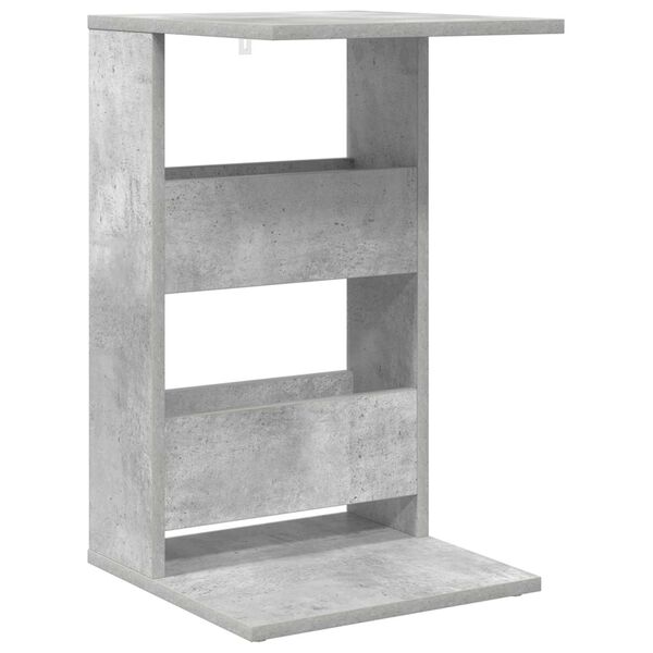 vidaXL Side Table Concrete Grey 40 x 35 x 60.5 cm Engineered Wood