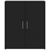 vidaXL Sideboards 2 pcs Black 60x31x70 cm Engineered Wood