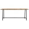 vidaXL Dining Table 180x90x75 cm Solid Wood Mango