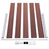vidaXL Garden Fence WPC 872x106 cm Brown