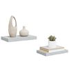 vidaXL Floating Wall Shelves 2 pcs Concrete Grey 40x23x3.8 cm MDF