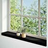 vidaXL Window Sills 2 pcs Dark Brown 100x15x2 cm Solid Wood Oak