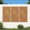 vidaXL Garden Wall Decorations 3 pcs 105x55 cm Corten Steel Sun Design