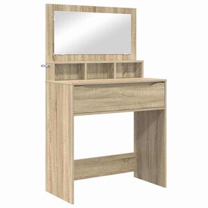 vidaXL Bedroom Dressing Tables Sonoma Oak 80 x 39.6 x 135 cm